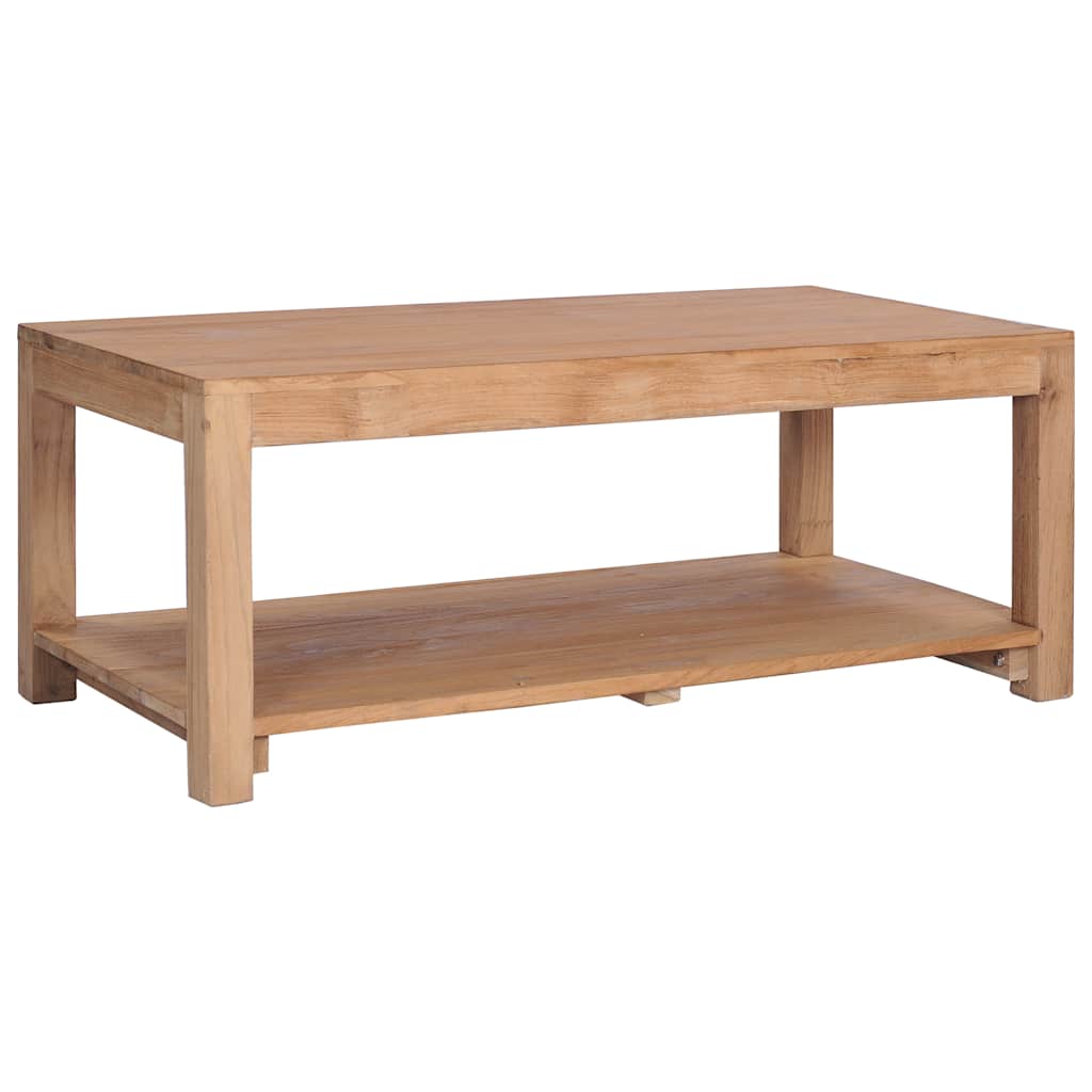 Τραπεζάκι Σαλονιού 100 x 50 x 40 εκ. από Μασίφ Ξύλο Teak