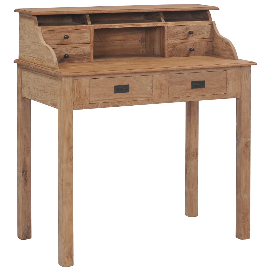 Γραφείο 90 x 50 x 100 εκ. από Μασίφ Ξύλο Teak - PAKOBAZAAR