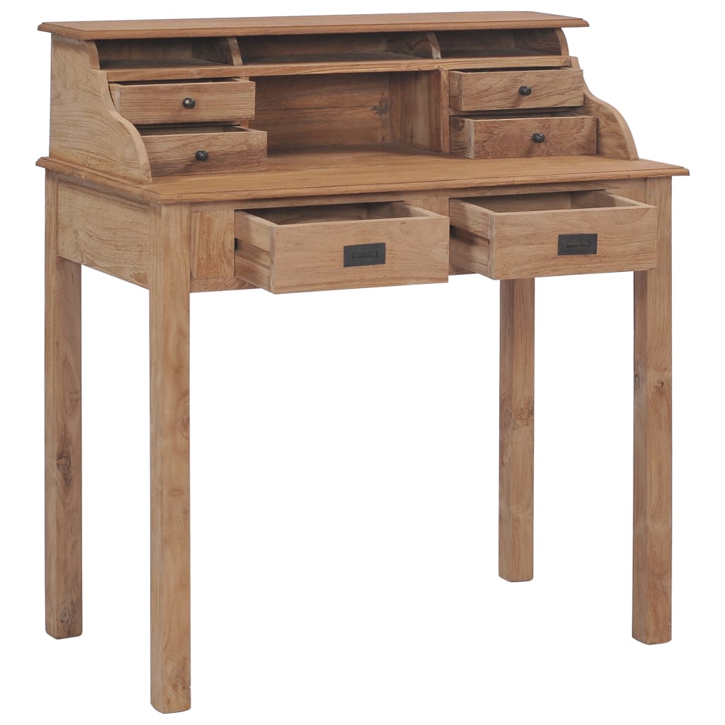 Γραφείο 90 x 50 x 100 εκ. από Μασίφ Ξύλο Teak - PAKOBAZAAR