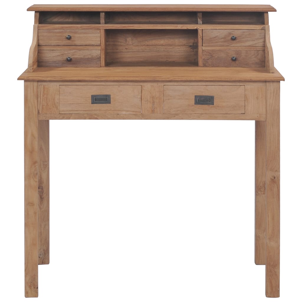 Γραφείο 90 x 50 x 100 εκ. από Μασίφ Ξύλο Teak - PAKOBAZAAR