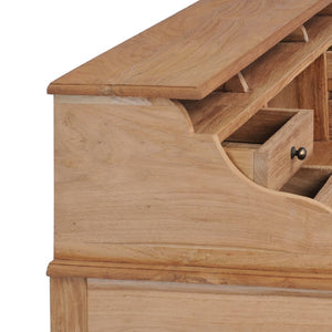 Γραφείο 90 x 50 x 100 εκ. από Μασίφ Ξύλο Teak - PAKOBAZAAR