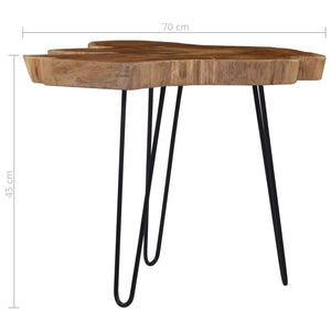 Τραπεζάκι Σαλονιού (60 - 70) x 45 εκ. από Ξύλο Teak - PAKOBAZAAR