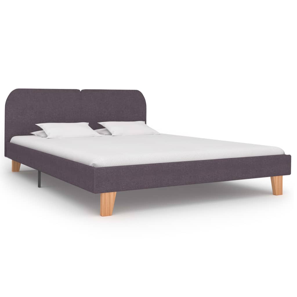 Πλαίσιο Κρεβατιού Χρώμα Taupe 180 x 200 εκ. Υφασμάτινο - PAKOBAZAAR