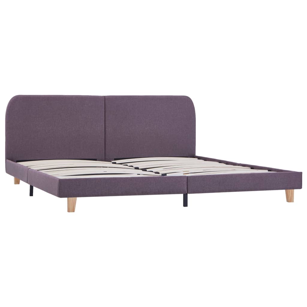 Πλαίσιο Κρεβατιού Χρώμα Taupe 180 x 200 εκ. Υφασμάτινο - PAKOBAZAAR