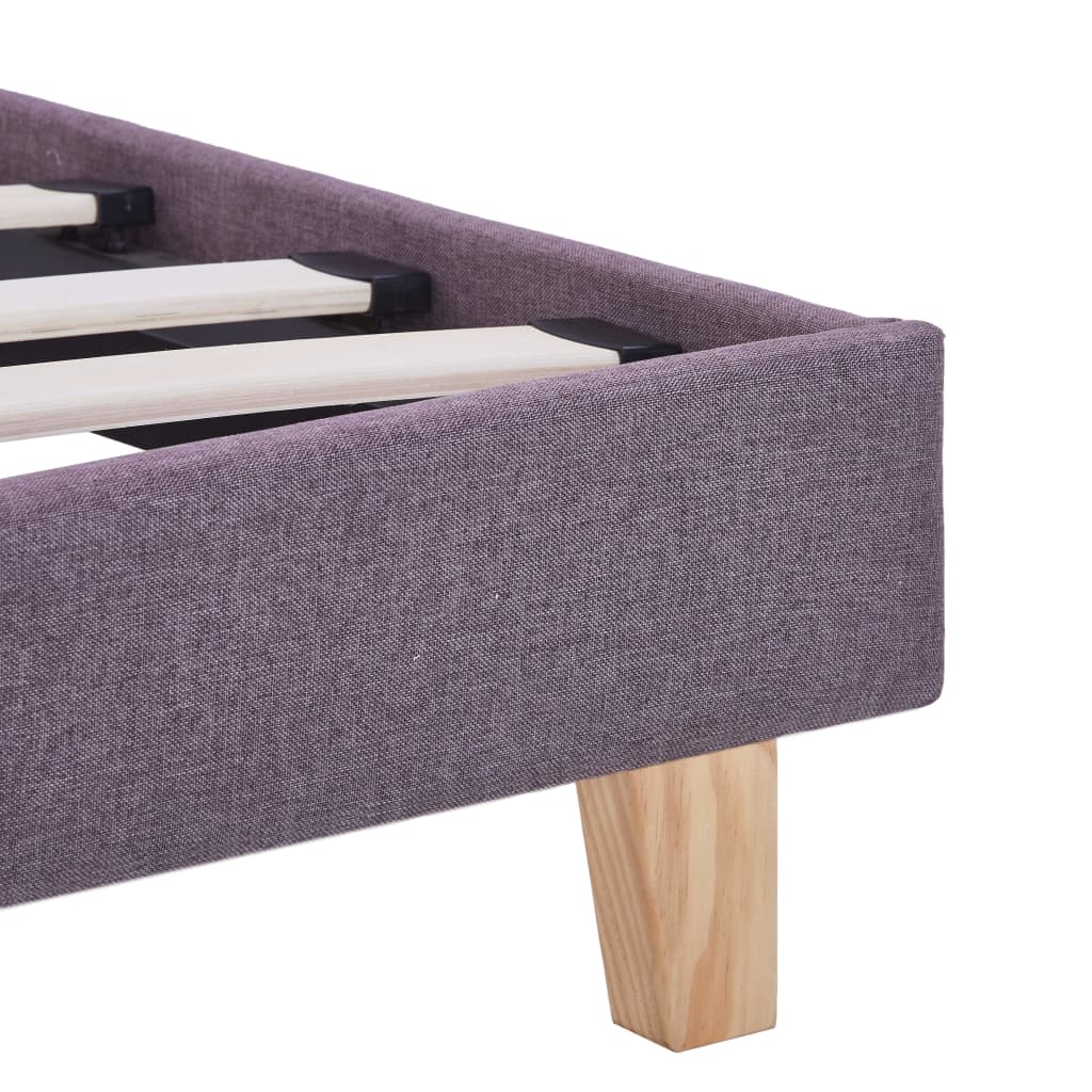Πλαίσιο Κρεβατιού Χρώμα Taupe 180 x 200 εκ. Υφασμάτινο - PAKOBAZAAR