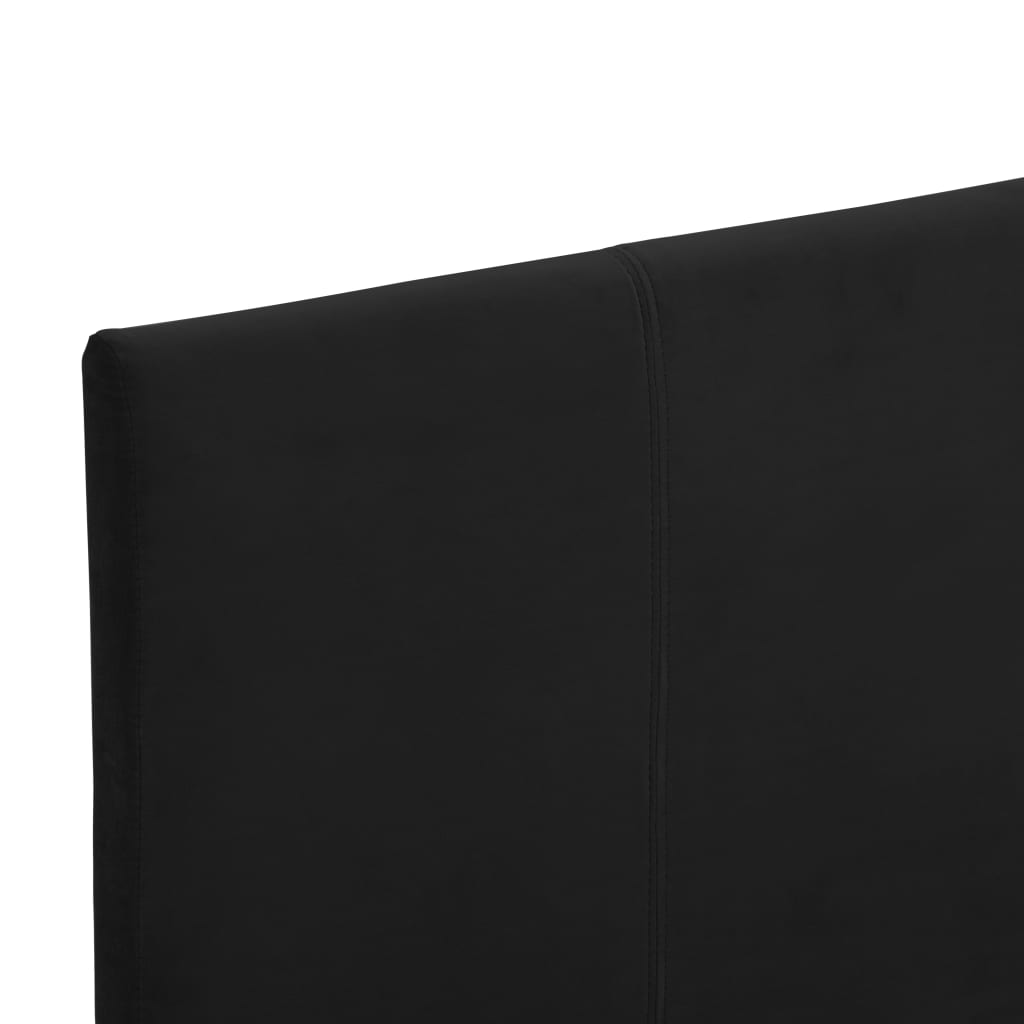 Πλαίσιο Κρεβατιού Μαύρο 90 x 200 εκ. Υφασμάτινο - PAKOBAZAAR