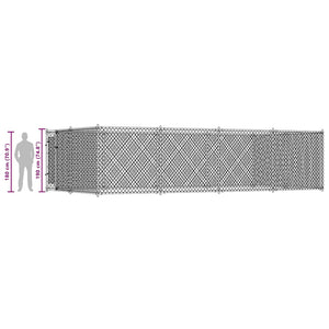 Κλουβί Σκύλου Εξωτερικού Χώρου 7,6 x 3,8 x 1,9 μ. - PAKOBAZAAR