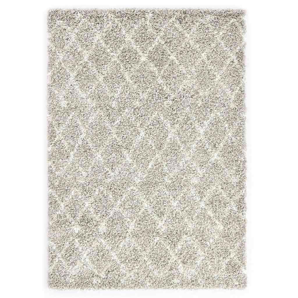 Χαλί Berber Shaggy Χρώμα Άμμου/Μπεζ 160x230 εκ. Πολυπροπυλένιο