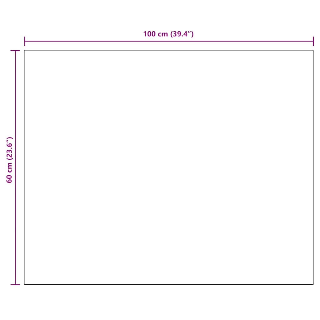 Καθρέφτης 100 x 60 εκ. Γυάλινος Χωρίς Πλαίσιο - PAKOBAZAAR