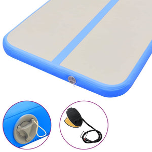 Στρώμα Ενόργανης Φουσκωτό Μπλε 300 x 100 x 10 εκ. PVC με Τρόμπα - Pakobazaar