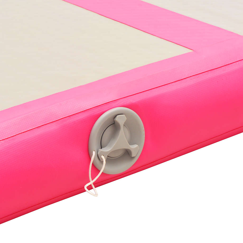 Στρώμα Ενόργανης Φουσκωτό Ροζ 400 x 100 x 10 εκ. PVC με Τρόμπα - Pakobazaar