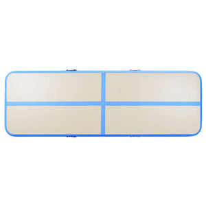 Στρώμα Ενόργανης Φουσκωτό Μπλε 400 x 100 x 10 εκ. PVC με Τρόμπα