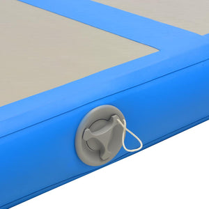 Στρώμα Ενόργανης Φουσκωτό Μπλε 400 x 100 x 10 εκ. PVC με Τρόμπα