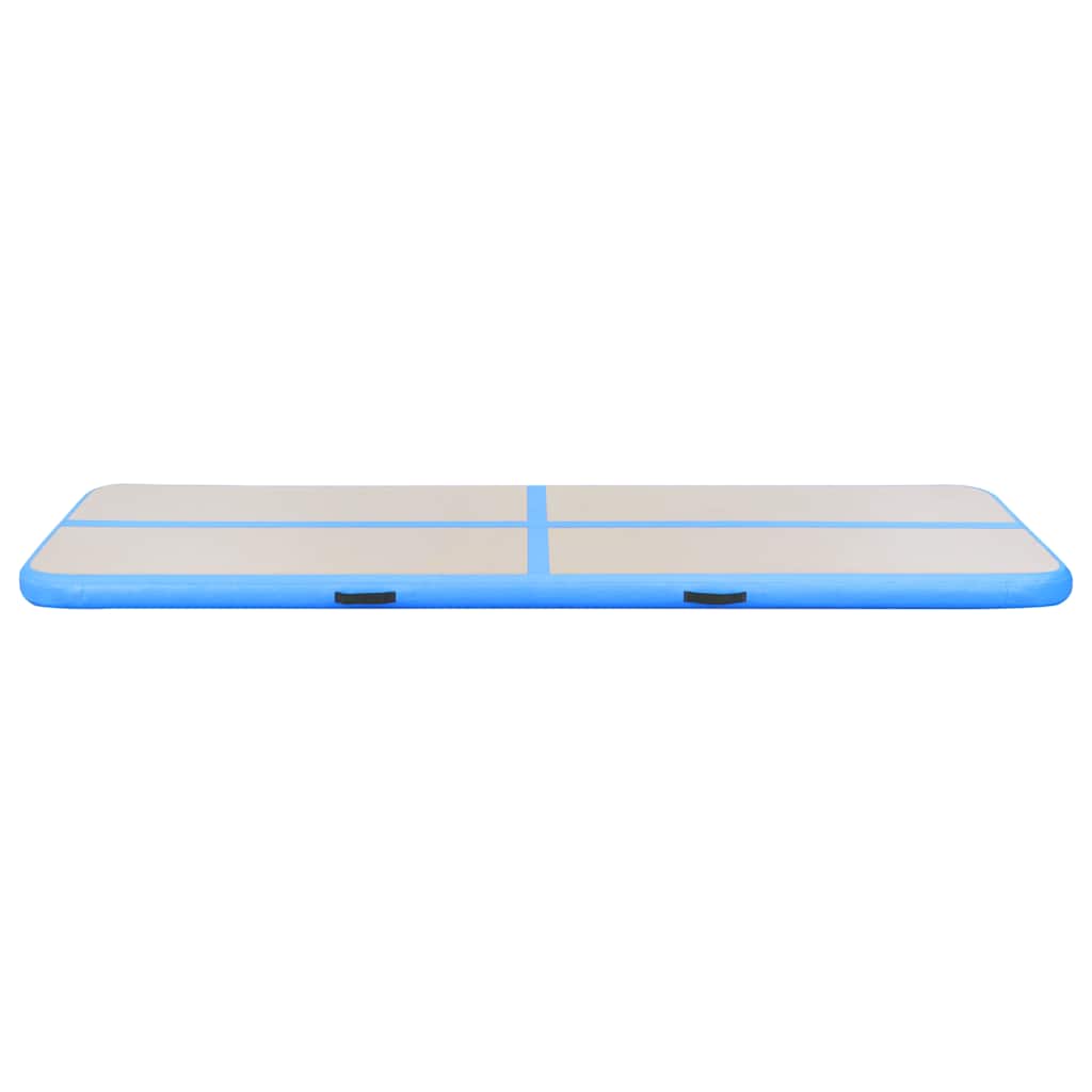Στρώμα Ενόργανης Φουσκωτό Μπλε 500 x 100 x 10 εκ. PVC με Τρόμπα