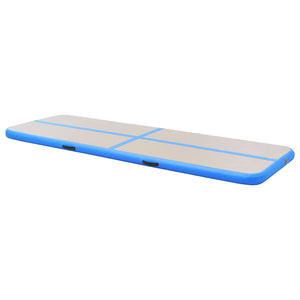 Στρώμα Ενόργανης Φουσκωτό Μπλε 600 x 100 x 10 εκ. PVC με Τρόμπα