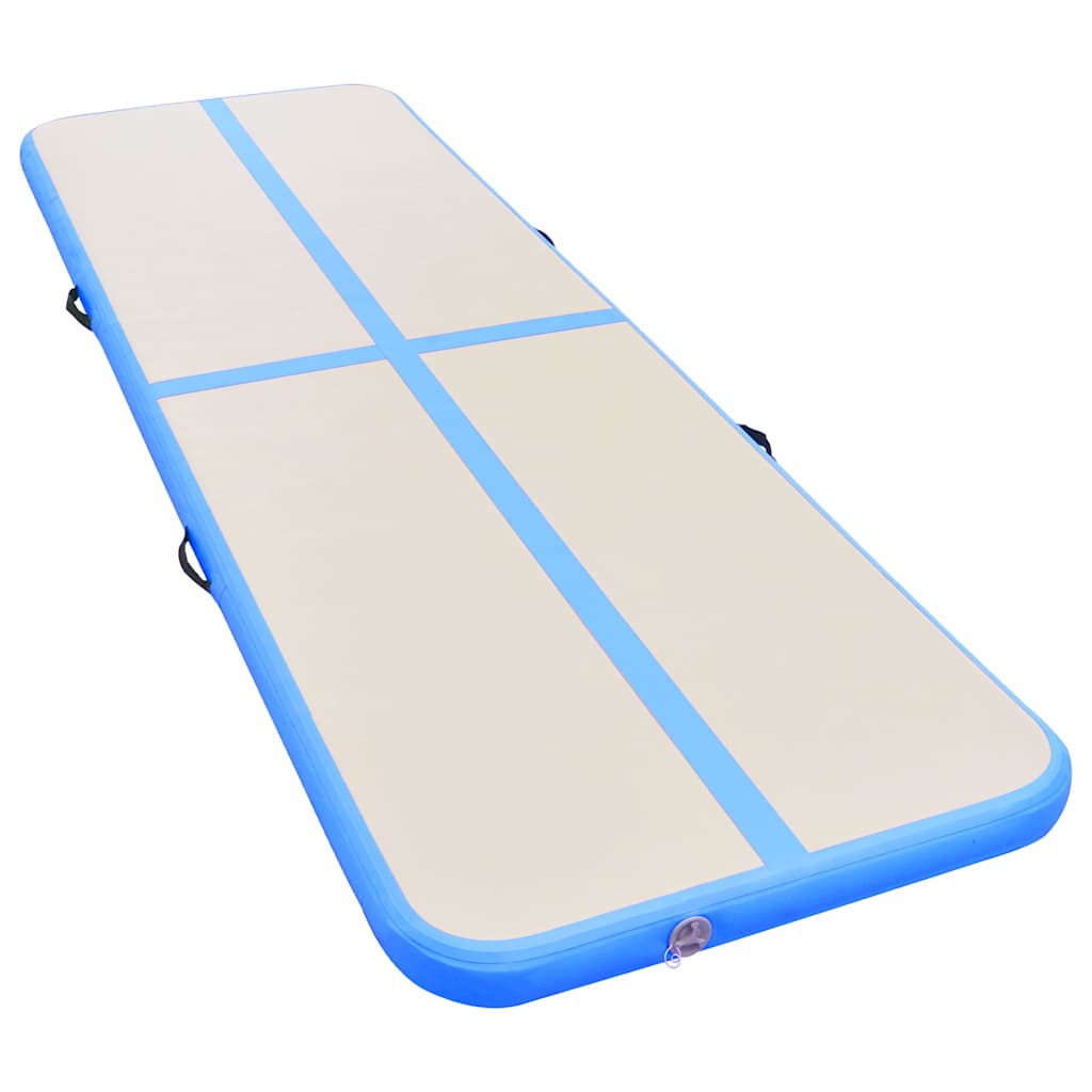 Στρώμα Ενόργανης Φουσκωτό Μπλε 800 x 100 x 10 εκ. PVC με Τρόμπα - Pakobazaar
