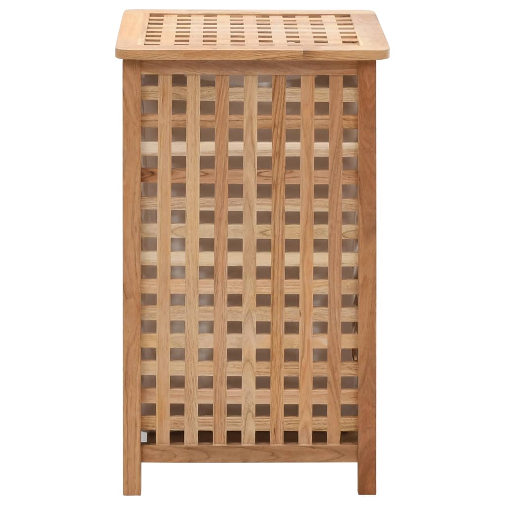 Καλάθι Απλύτων 39 x 39 x 65 εκ. από Μασίφ Ξύλο Καρυδιάς - PAKOBAZAAR