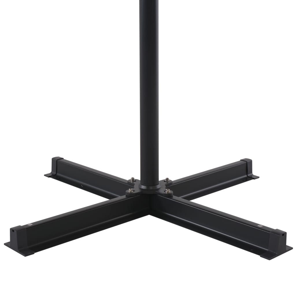 Ομπρέλα Κήπου Ανθρακί με Φορητή Βάση - PAKOBAZAAR