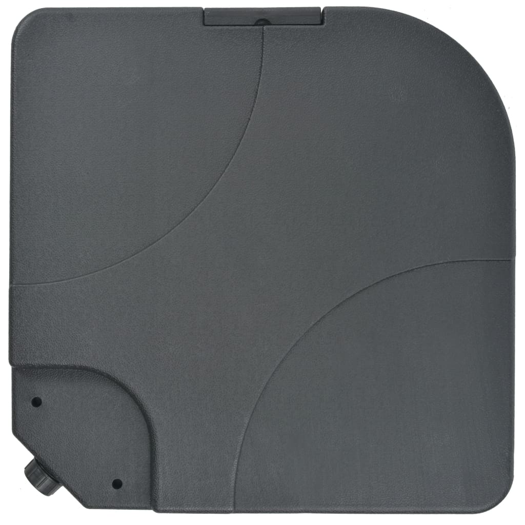 Ομπρέλα Κήπου Ανθρακί με Φορητή Βάση - PAKOBAZAAR