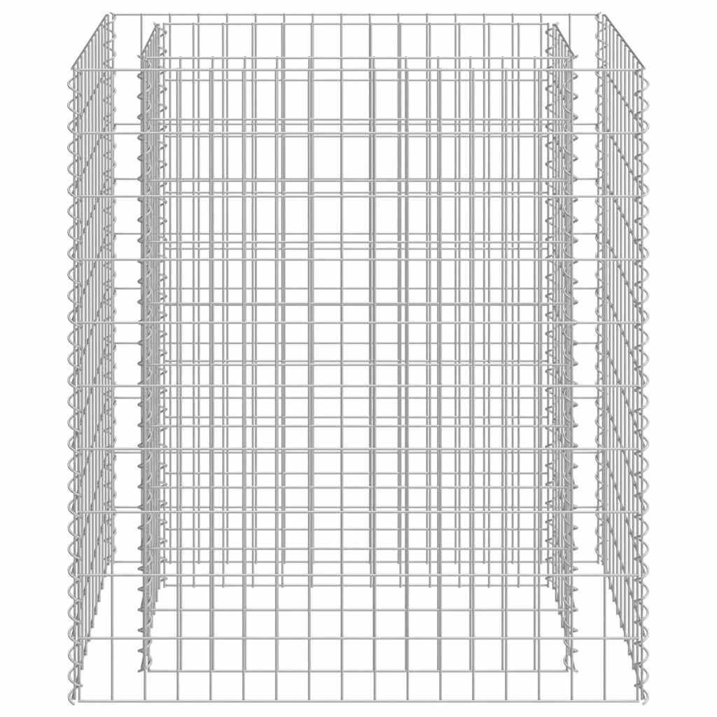 Συρματοκιβώτιο-Γλάστρα Υπερυψωμένη 90x50x100 εκ. Γαλβ. Χάλυβας - PAKOBAZAAR