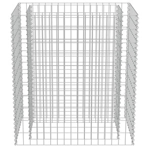 Συρματοκιβώτιο-Γλάστρα Υπερυψωμένη 90x50x100 εκ. Γαλβ. Χάλυβας - PAKOBAZAAR