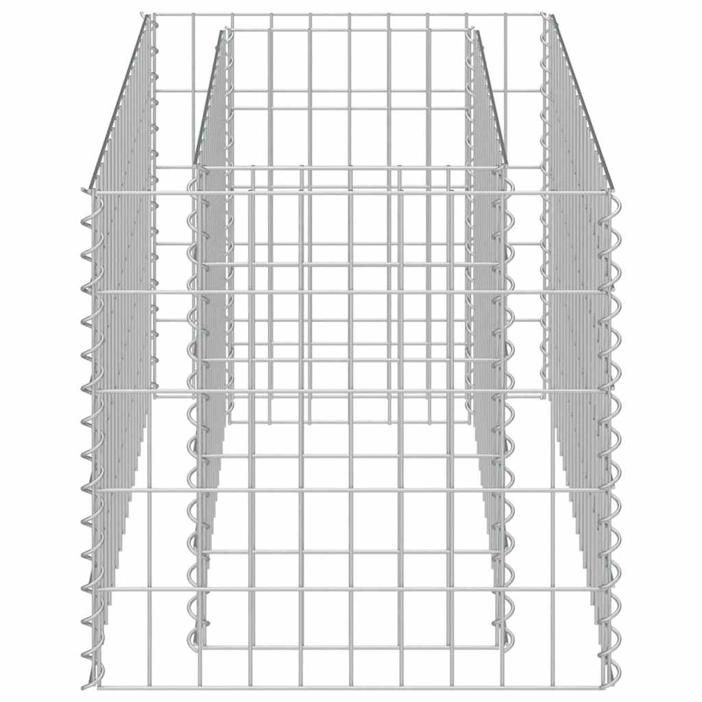 Συρματοκιβώτιο-Γλάστρα Υπερυψωμένη 90x50x50 εκ. Γαλβ. Χάλυβας - PAKOBAZAAR