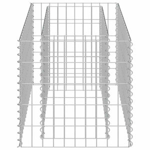 Συρματοκιβώτιο-Γλάστρα Υπερυψωμένη 90x50x50 εκ. Γαλβ. Χάλυβας - PAKOBAZAAR