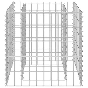 Συρματοκιβώτιο-Γλάστρα Υπερυψωμένη 50x50x50 εκ. Γαλβ. Χάλυβας - PAKOBAZAAR