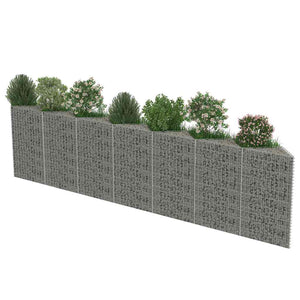 Συρματοκιβώτιο Τοίχος 450x30x100 εκ. από Γαλβανισμένο Χάλυβα - PAKOBAZAAR