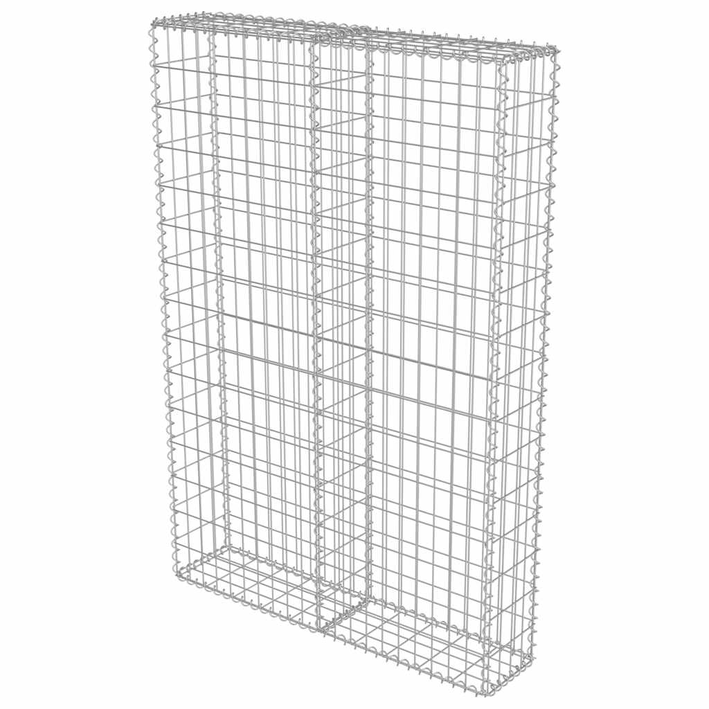 Συρματοκιβώτιο Τοίχος 100x20x150 εκ. Γαλβαν.Χάλυβας + Καλύμματα - PAKOBAZAAR