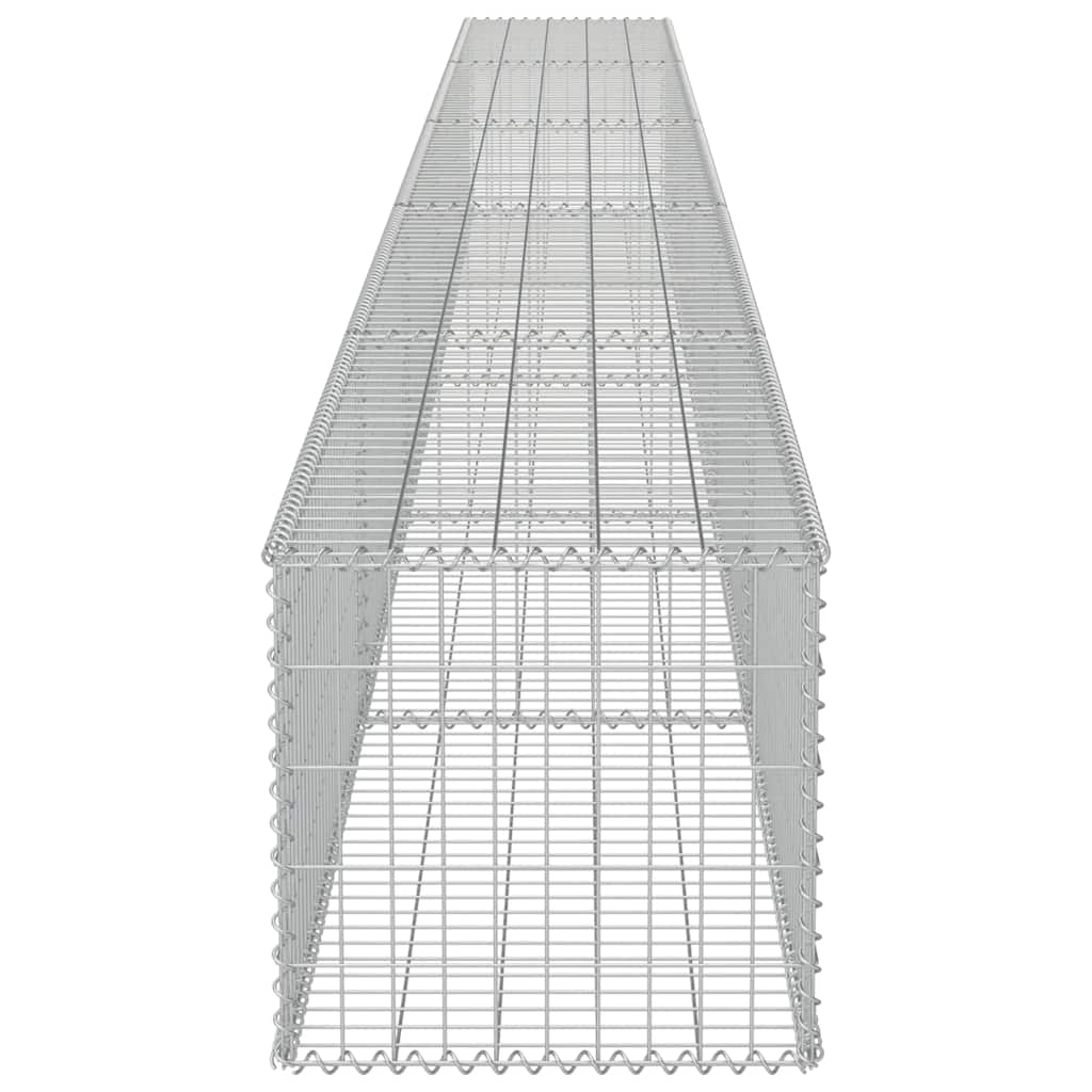 Συρματοκιβώτιο Τοίχος 600x50x50 εκ. Γαλβαν. Χάλυβας + Καλύμματα - PAKOBAZAAR
