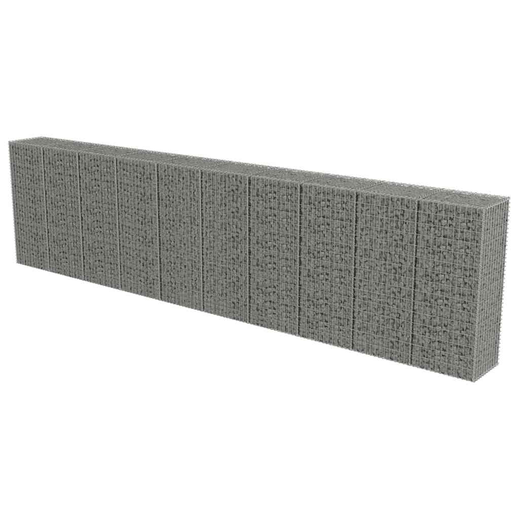 Συρματοκιβώτιο Τοίχος 600x50x150 εκ. Γαλβαν.Χάλυβας + Καλύμματα - PAKOBAZAAR