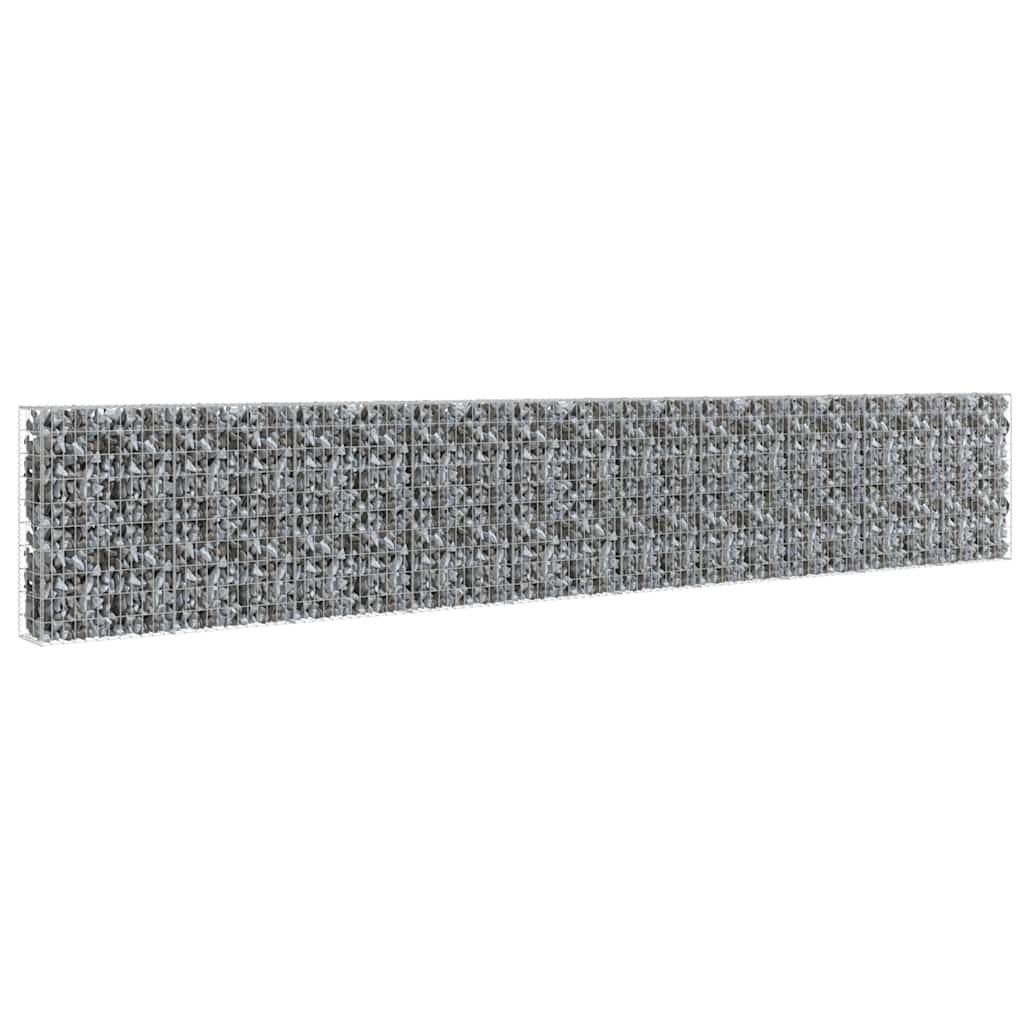 Συρματοκιβώτιο Τοίχος 600x30x100 εκ. Γαλβαν.Χάλυβας + Καλύμματα - PAKOBAZAAR