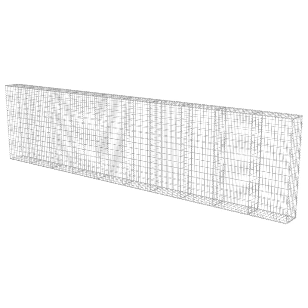 Συρματοκιβώτιο Τοίχος 600x30x150 εκ. Γαλβαν.Χάλυβας + Καλύμματα - PAKOBAZAAR