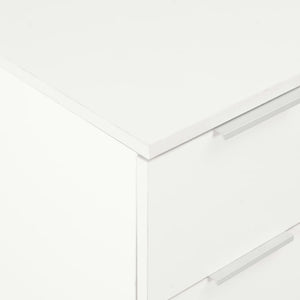 Μπουφές Ψηλός Γυαλιστερός Λευκός 60x35x80 εκ. Επεξ. Ξύλο - PAKOBAZAAR