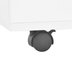 Τραπεζάκι Σαλονιού Γυαλιστερό Λευκό 120 x 60 x 35 εκ. - Pakobazaar