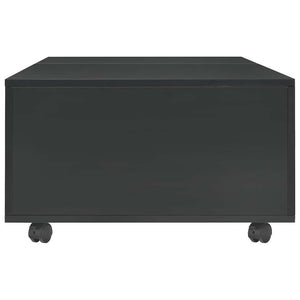 Τραπεζάκι Σαλονιού Γυαλιστερό Μαύρο 120 x 60 x 35 εκ.