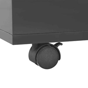 Τραπεζάκι Σαλονιού Γυαλιστερό Μαύρο 120 x 60 x 35 εκ.