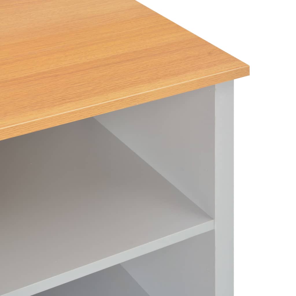 Έπιπλο Τηλεόρασης Γκρι 95 x 39 x 58 εκ.