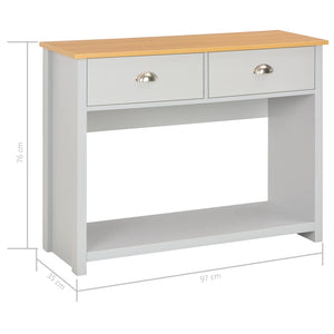 Τραπέζι Κονσόλα Γκρι 97 x 35 x 76 εκ. - PAKOBAZAAR