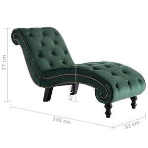 Ανάκλιντρο Πράσινο Βελούδινο - PAKOBAZAAR
