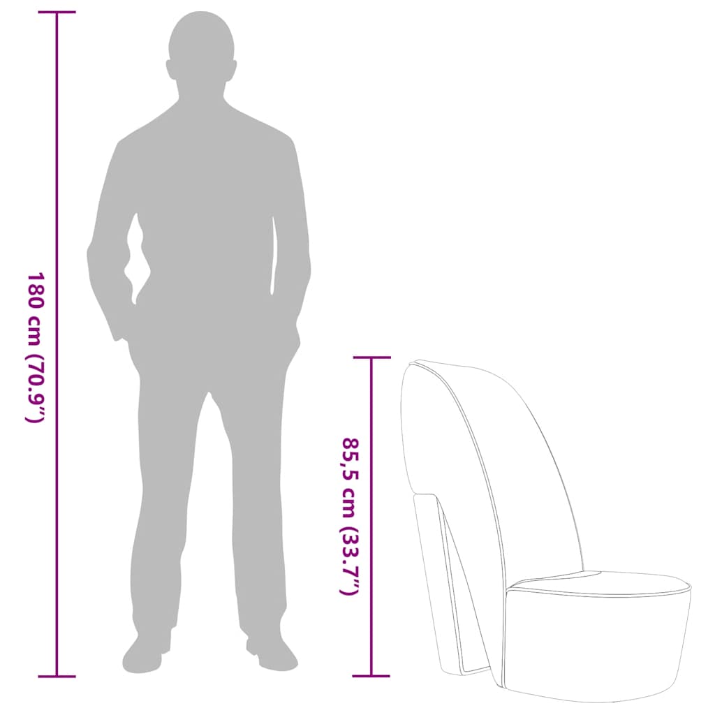 Κάθισμα Γόβα Κόκκινο από Συνθετικό Δέρμα - PAKOBAZAAR