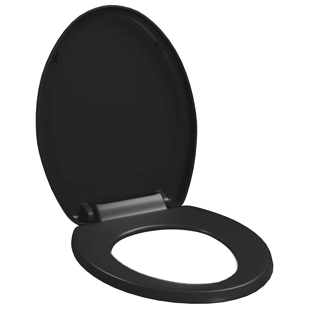Κάλυμμα Λεκάνης με Soft Close & Quick Release Μαύρο - PAKOBAZAAR