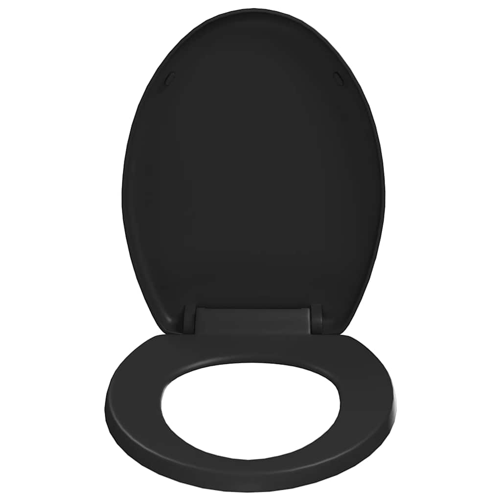 Κάλυμμα Λεκάνης με Soft Close & Quick Release Μαύρο - PAKOBAZAAR