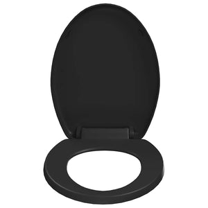 Κάλυμμα Λεκάνης με Soft Close & Quick Release Μαύρο - PAKOBAZAAR