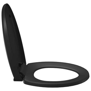 Κάλυμμα Λεκάνης με Soft Close & Quick Release Μαύρο - PAKOBAZAAR