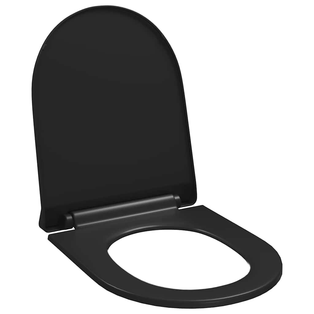 Κάλυμμα Λεκάνης με Soft Close & Quick Release Μαύρο - PAKOBAZAAR
