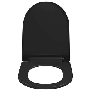 Κάλυμμα Λεκάνης με Soft Close & Quick Release Μαύρο - PAKOBAZAAR