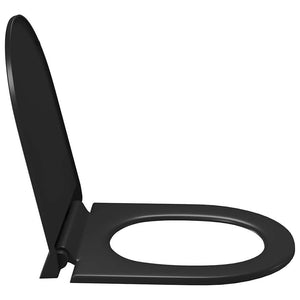 Κάλυμμα Λεκάνης με Soft Close & Quick Release Μαύρο - PAKOBAZAAR
