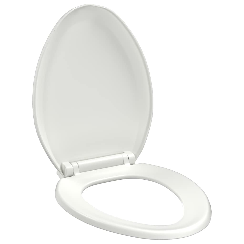 Κάλυμμα Λεκάνης με Soft Close & Quick Release Λευκό - PAKOBAZAAR